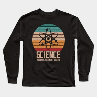 Science research without limits vintage Long Sleeve T-Shirt